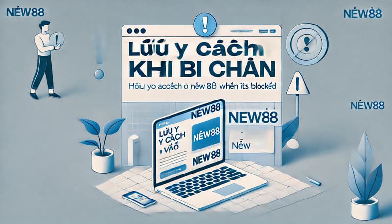 Lưu ý khi dùng cách vào NEW88 khi bị chặn